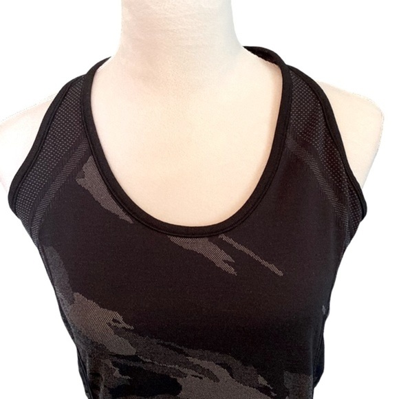Athleta Fastest Track Racerback Tank Top Black Camo - Picture 5 of 11